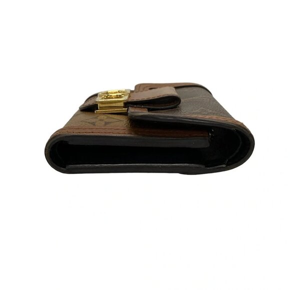 Auth LOUIS VUITTON Portefeiulle Dauphine Compact M68725 Monogram Reverse CA3240 - Picture 8 of 11